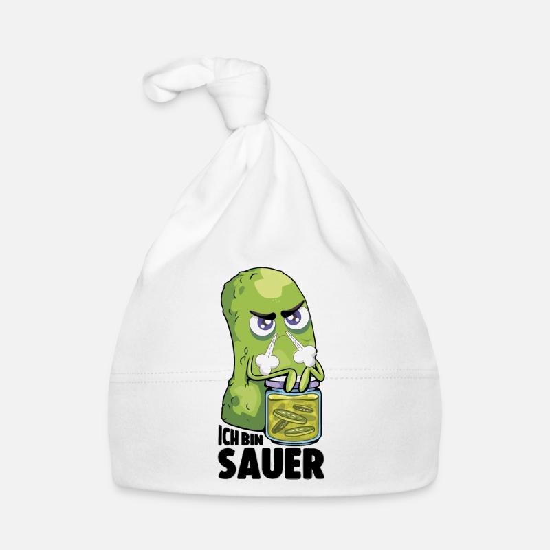 Ich bin sauer Gurke frustriert Statement Baby Bio-Mütze