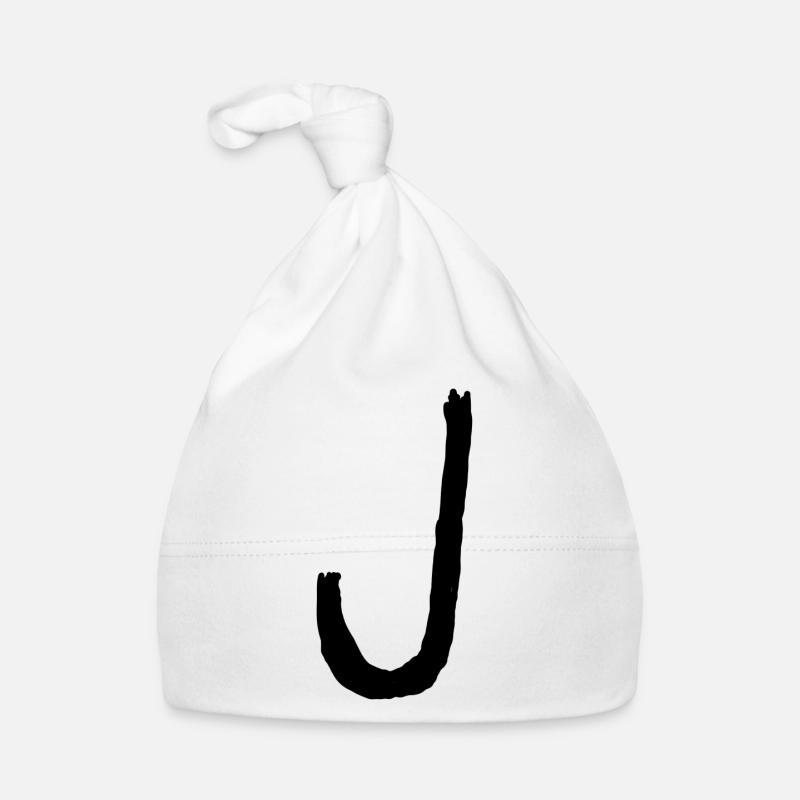 Buchstaben J Baby Bio-Mütze
