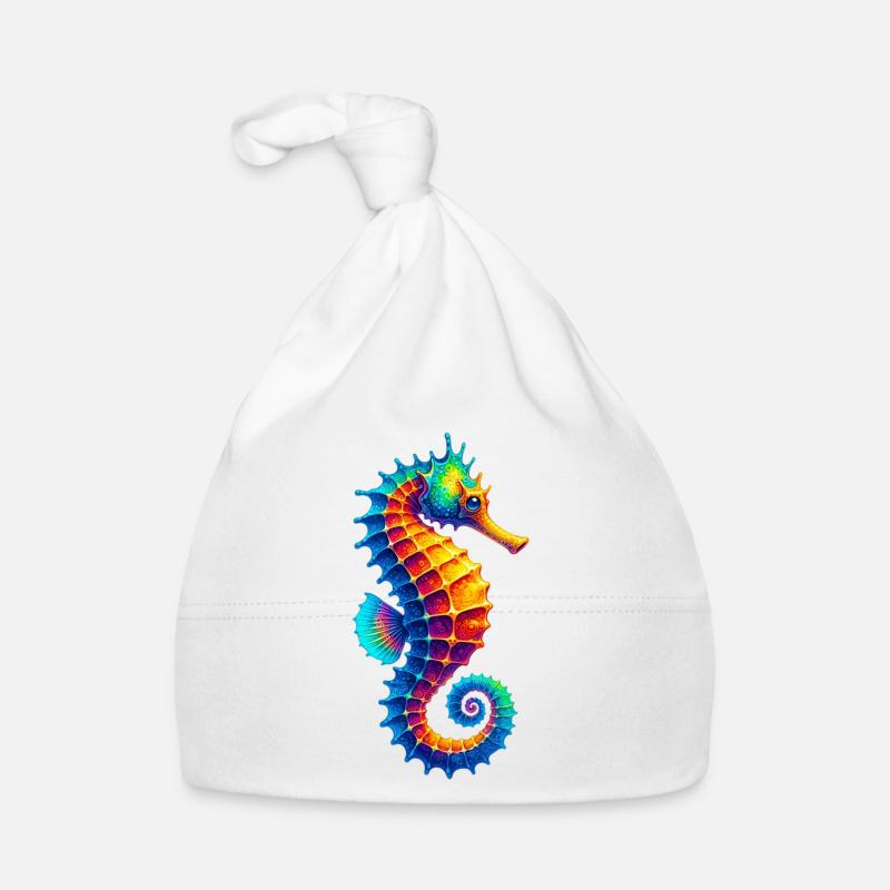 Seepferdchen Baby Bio-Mütze