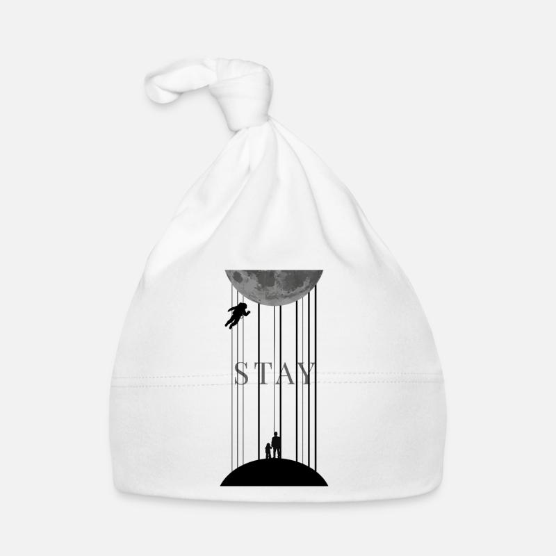 Weltall Interstellar mit Morse Code Stay Baby Bio-Mütze