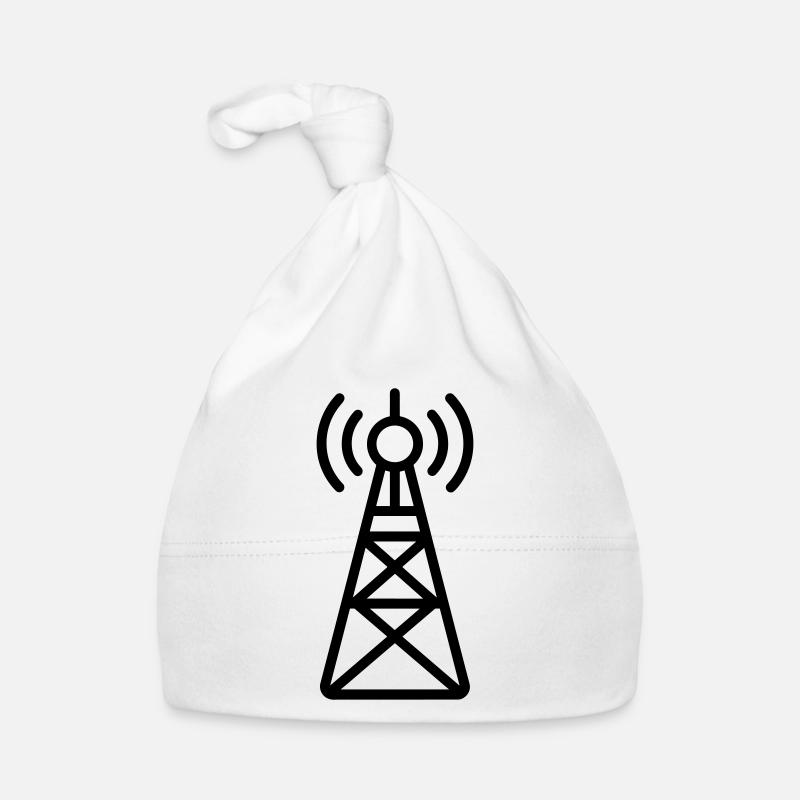 Radio Tower Organic Baby Cap