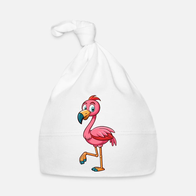flamingo Organic Baby Cap