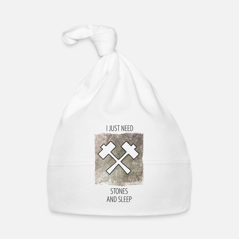 Stonemason Stone Sculptor Saying Organic Baby Cap