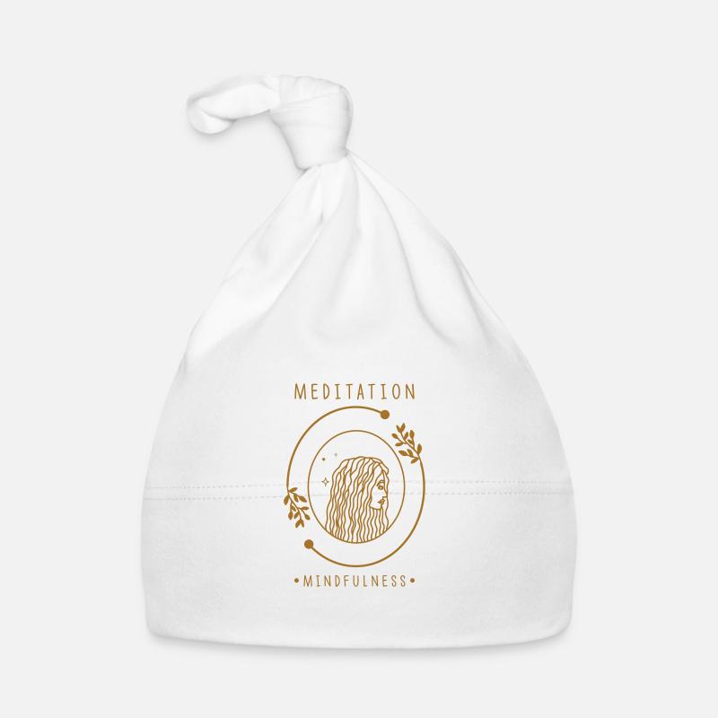 Mindfulness Meditation Organic Baby Cap