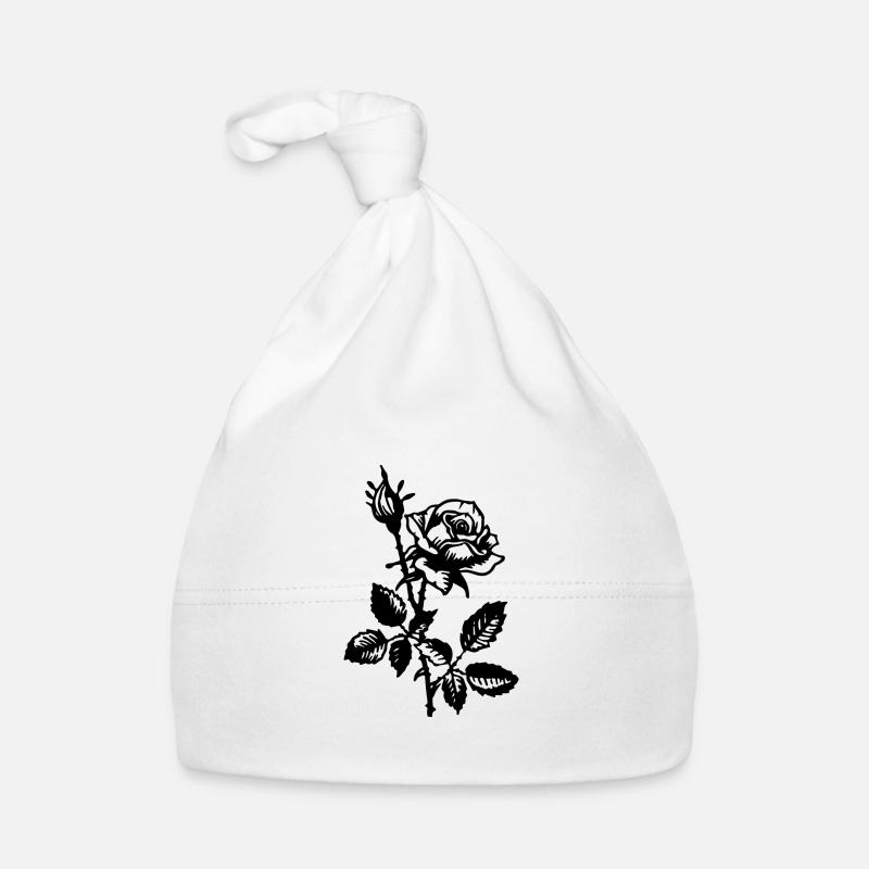 Fleur de rose Bonnet bio Bébé
