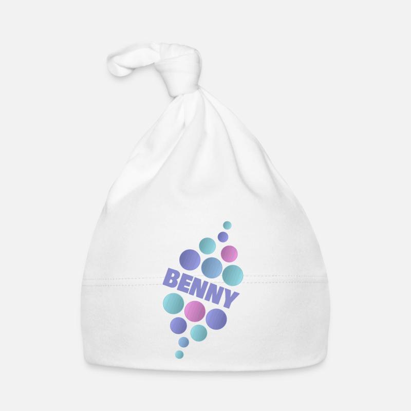 First name Benny Organic Baby Cap