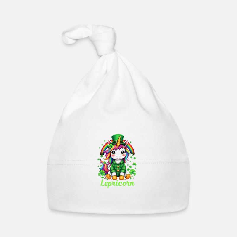 Lepricorn St. Patrick's Day Magisches Einhorn Charm Baby Bio-Mütze
