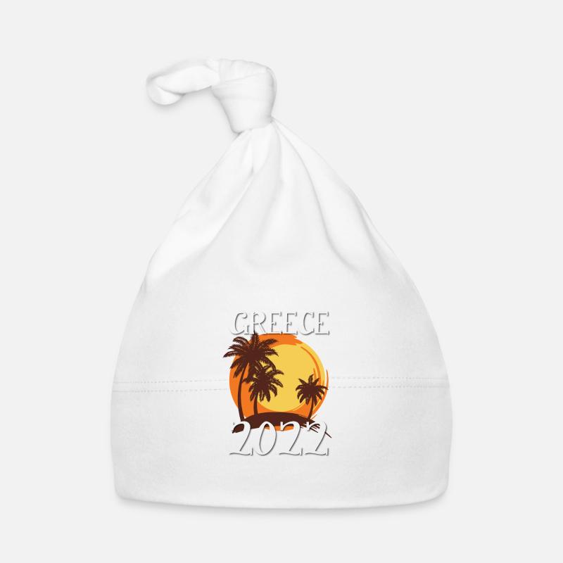 Grèce 2022 Palmiers Bonnet bio Bébé