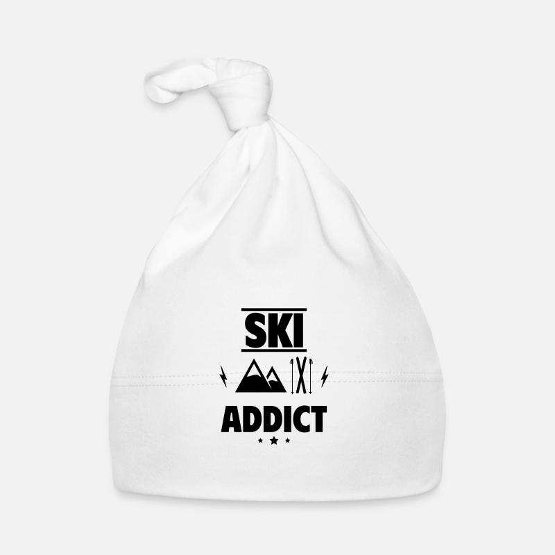 Accro du ski Bonnet bio Bébé