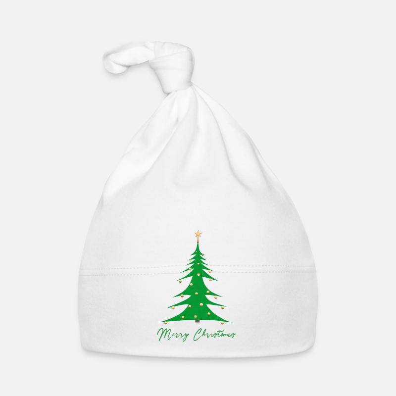 Joyeux Noël Joyeux Noël - Bonnet bio Bébé - blanc