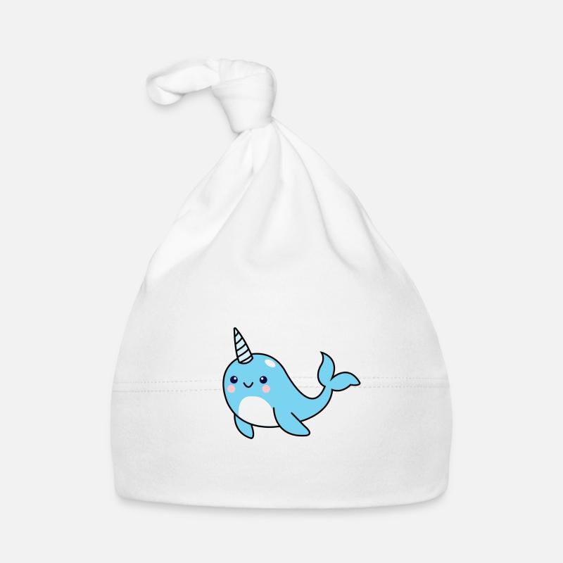 Nemo le narwal Bonnet bio Bébé