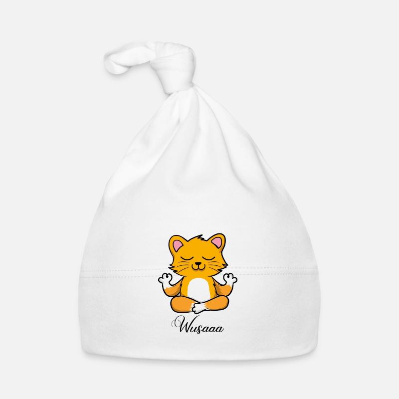 Auszeit Durchatmen Wusaaa Katze Baby Bio-Mütze
