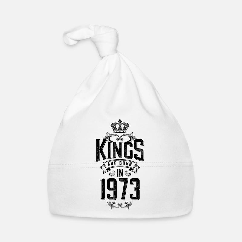 kings are born 1973 Organic Baby Cap