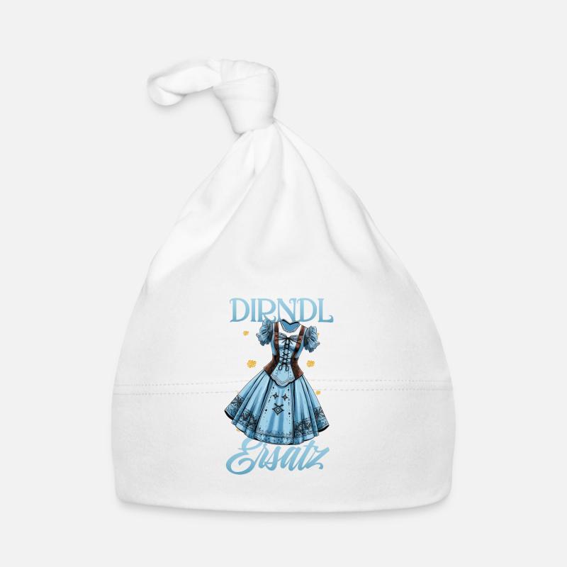 Dirndl Ersatz Baby Bio-Mütze