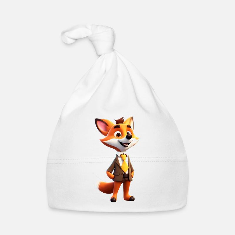 Renard élégant Bonnet bio Bébé