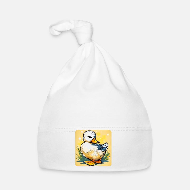 Mignon petit canard Bonnet bio Bébé