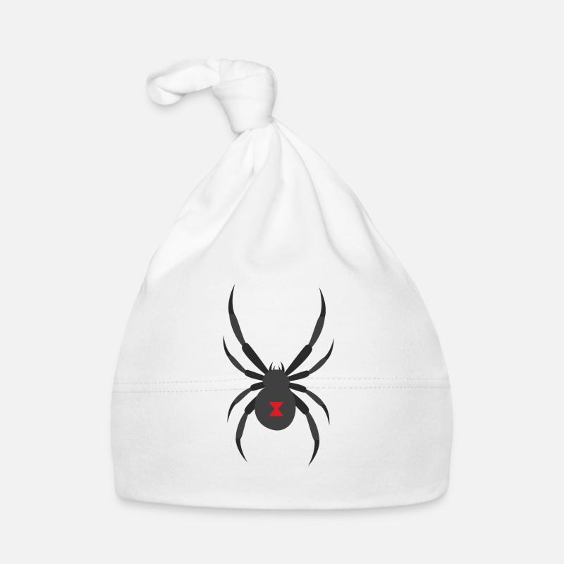 Black widow Organic Baby Cap