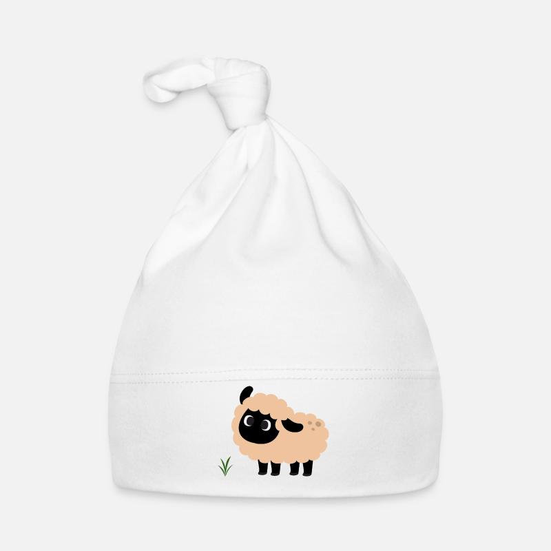 Süßes Schaf Baby Bio-Mütze