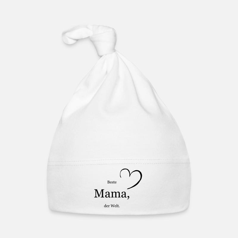 Beste Mama der Welt Baby Bio-Mütze
