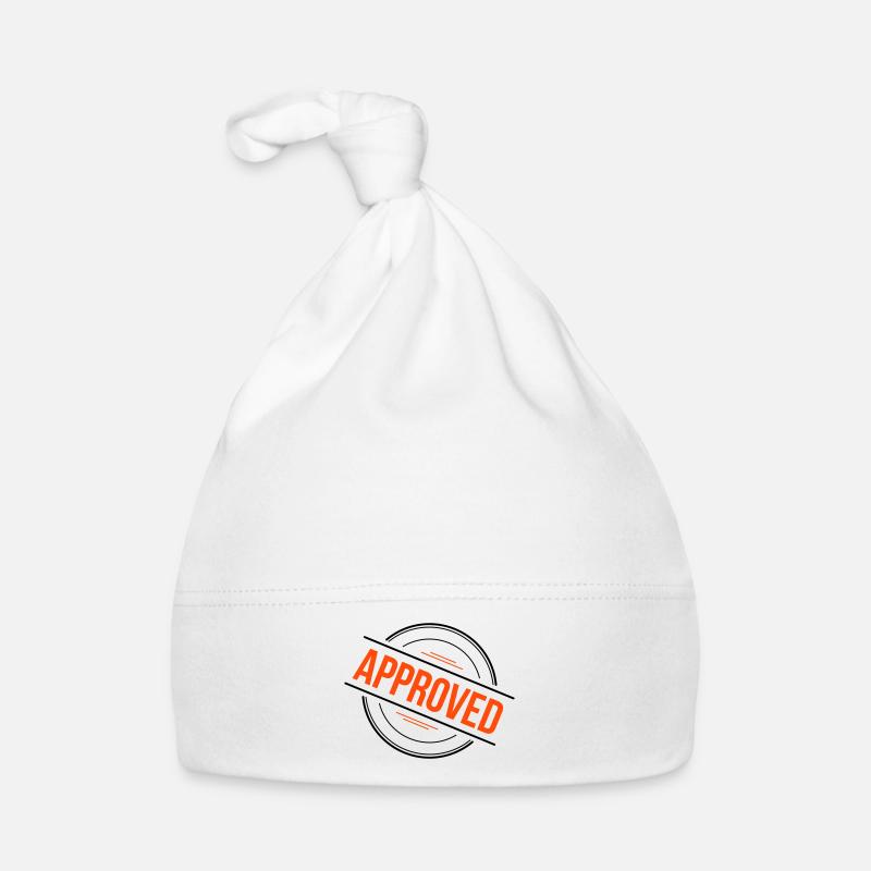 Approved Stempel – 2 Farben Baby Bio-Mütze