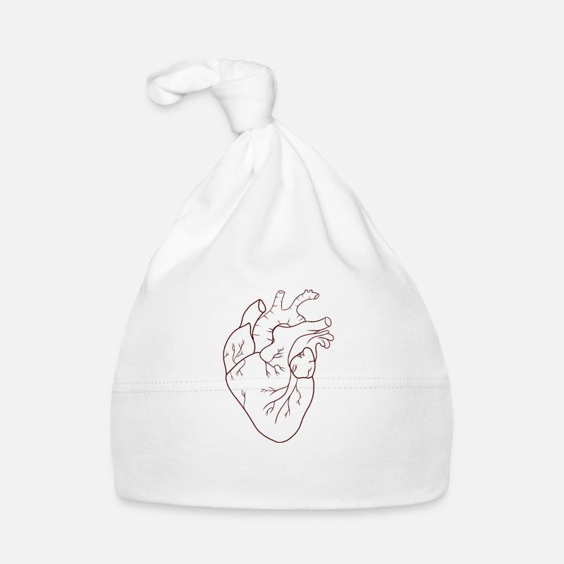 Human heart Baby Bio-Mütze