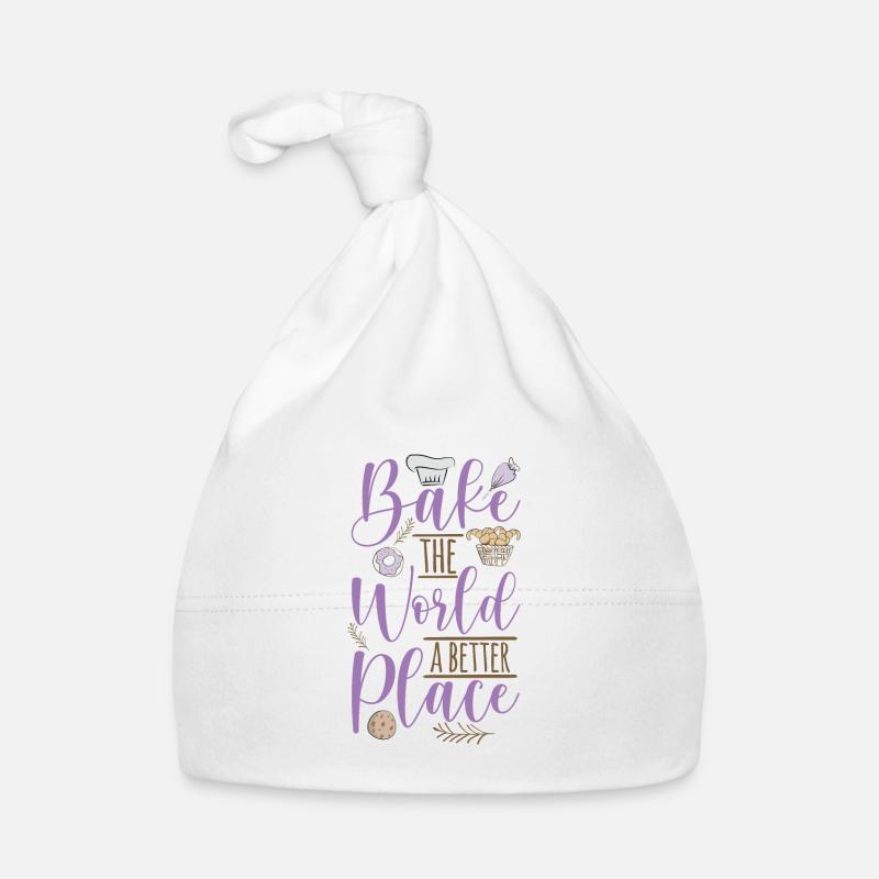 Pastry baker baking icing cupcake Organic Baby Cap