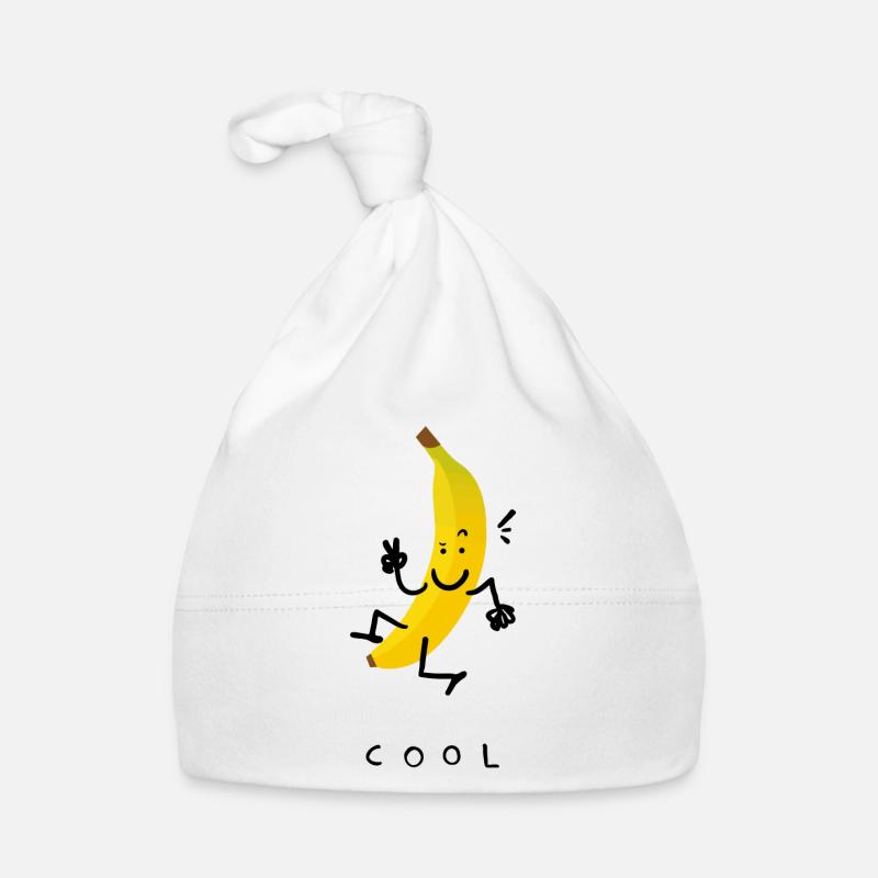 Cool Banana - Bonnet bio Bébé - blanc