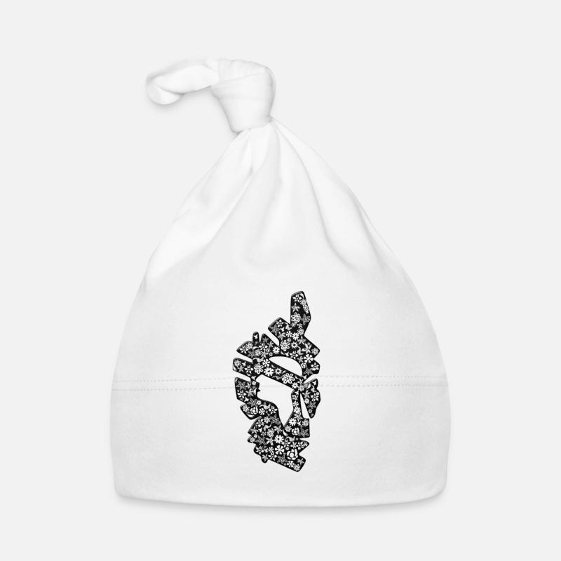 Corse - Bonnet bio Bébé - blanc