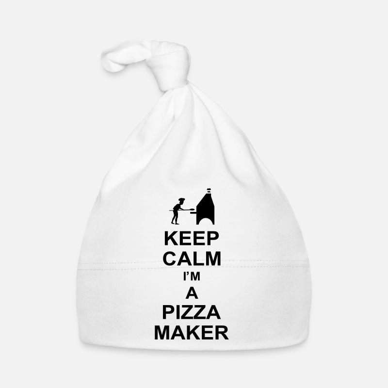 keep calm i'm a pizza maker kg10 Baby Bio-Mütze