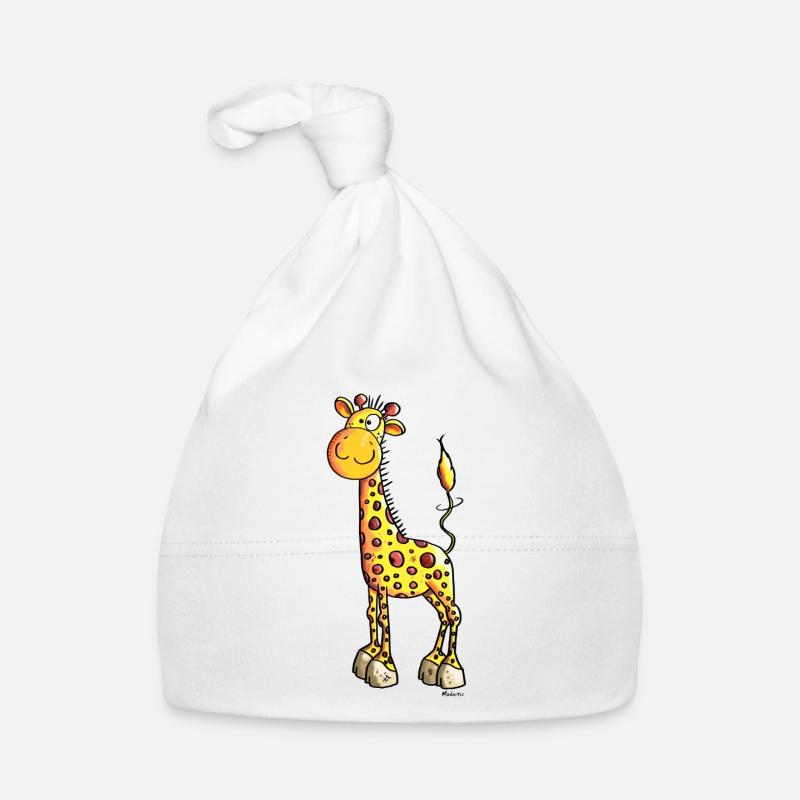 Cute Giraffe Organic Baby Cap