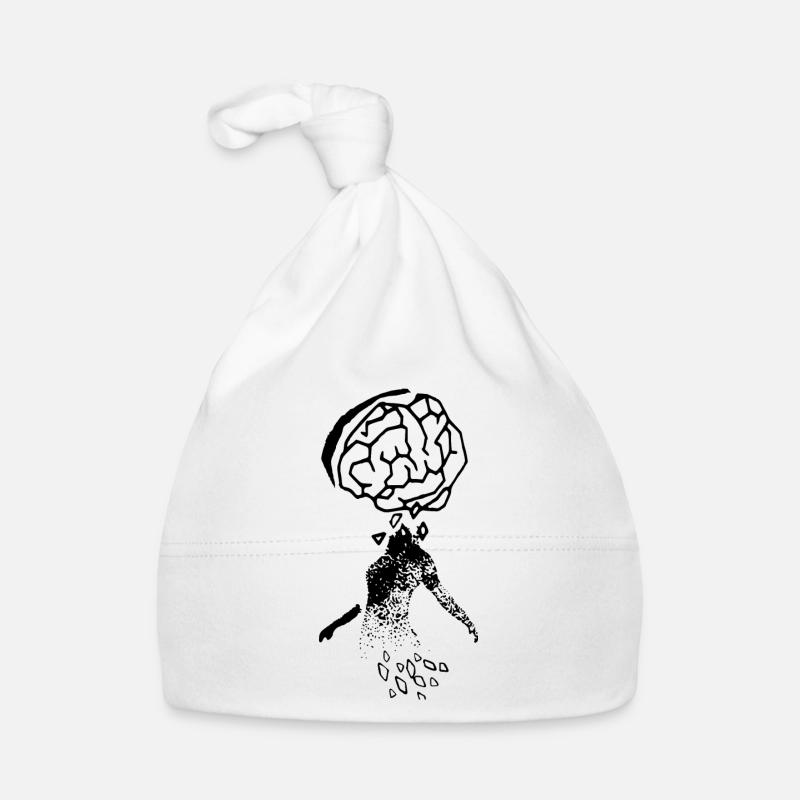 hjerne Babyhue af økologisk bomuld