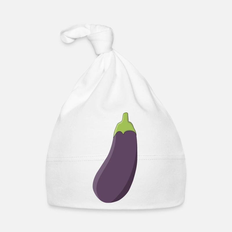 Eggplant Organic Baby Cap