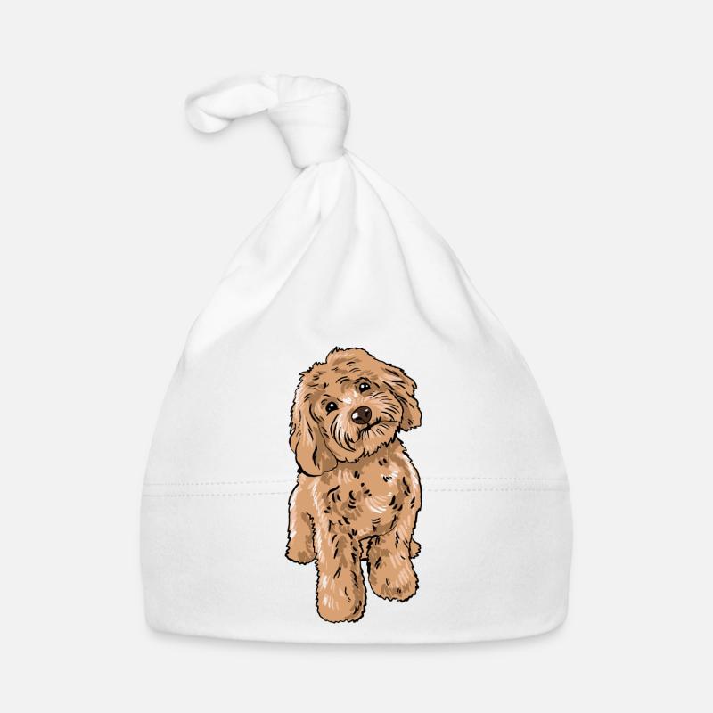 Cockapoo Hund Baby Bio-Mütze