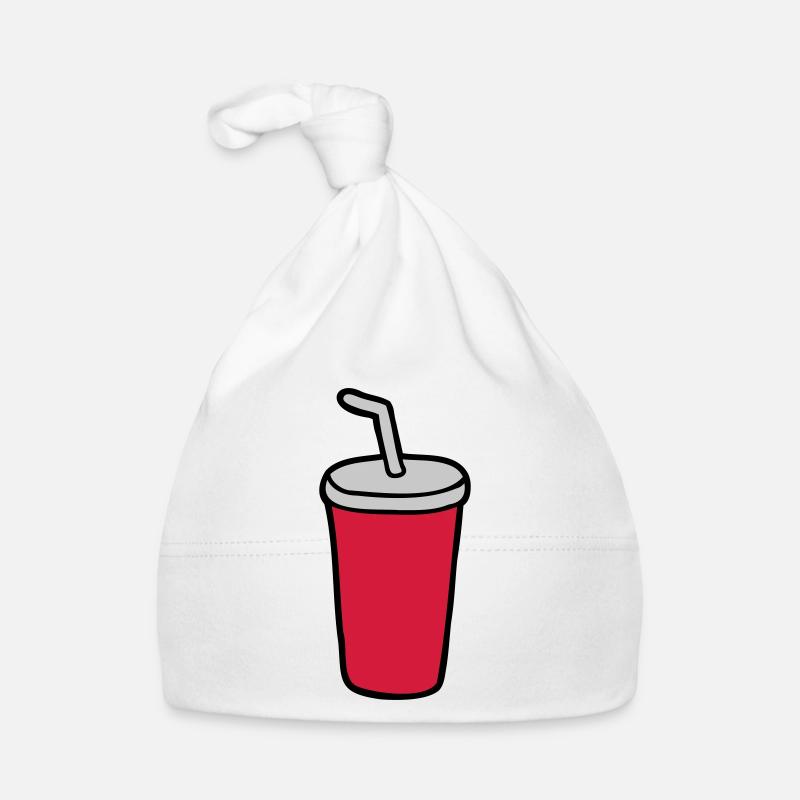Cola Becher Restaurant - Baby Bio-Mütze - Weiß