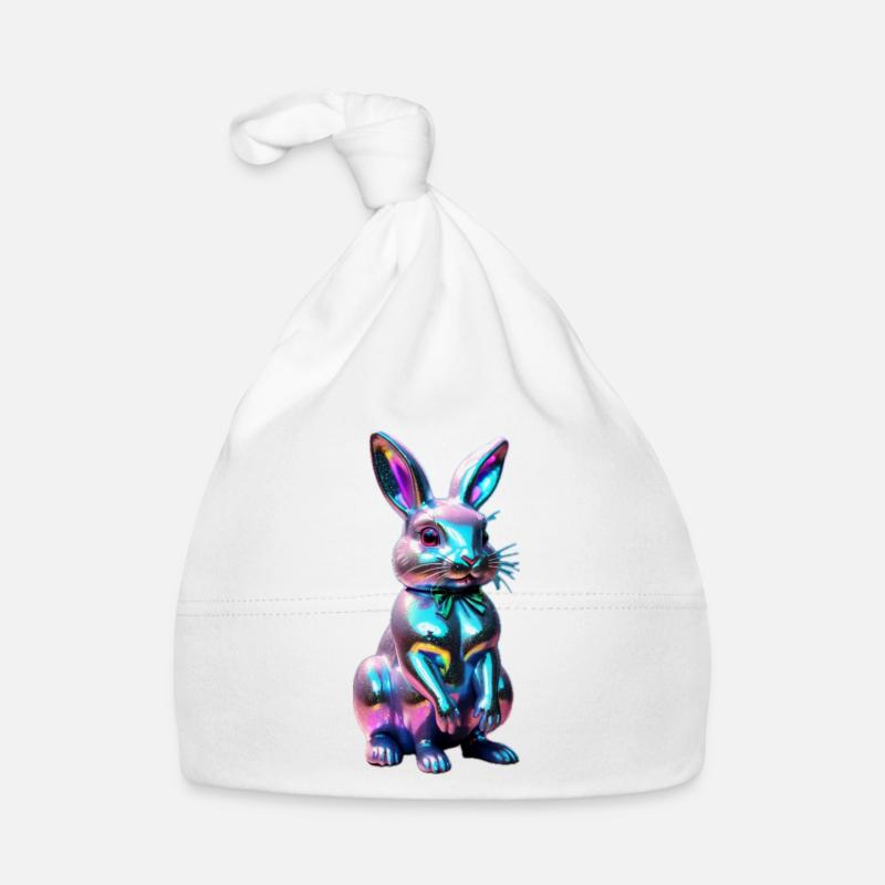 Bunny Rainbow Baby Bio-Mütze