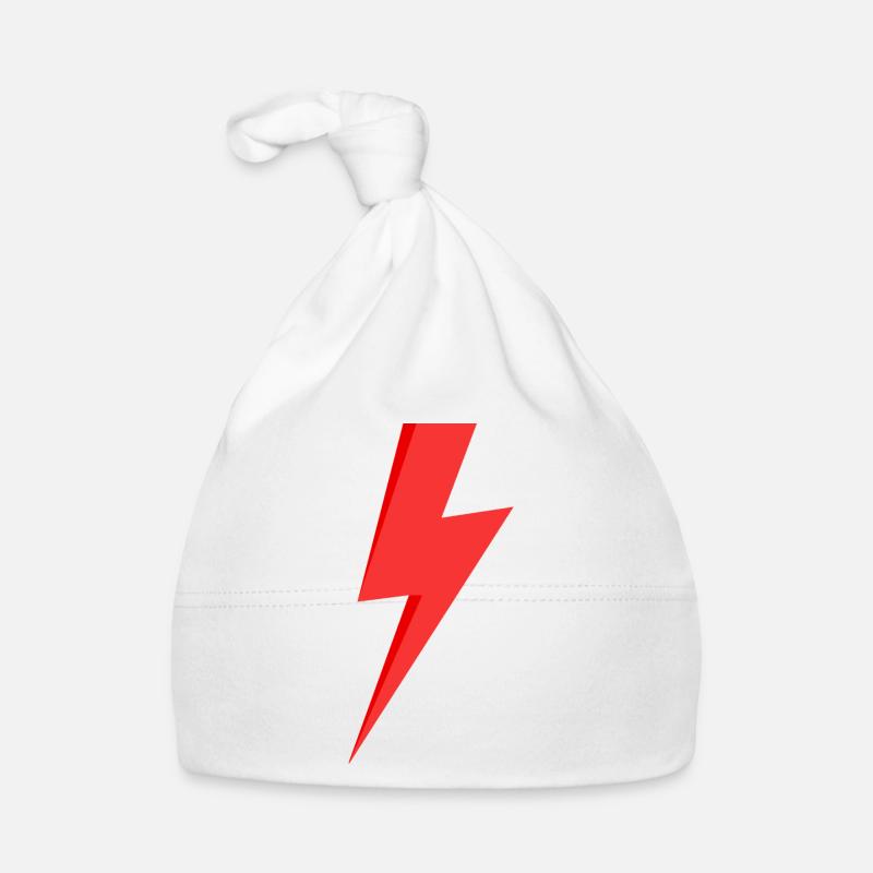 Red Lightning Organic Baby Cap