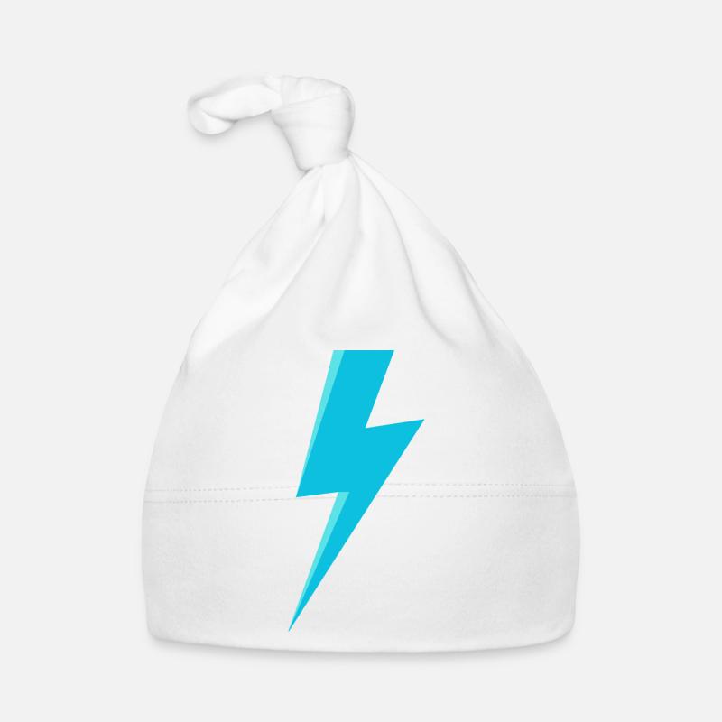 Blauer Blitz Baby Bio-Mütze