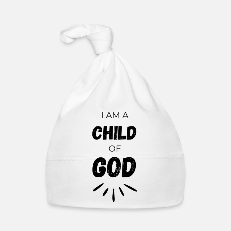 ICH BIN EIN KIND GOTTES Baby Bio-Mütze