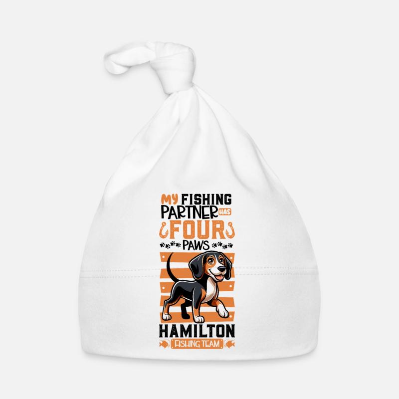 Pêche et chien de chasse à l’odeur hanovrienne Bonnet bio Bébé