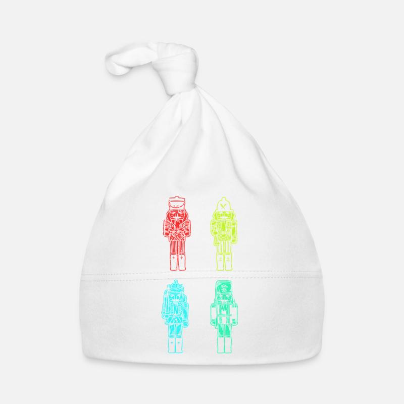 Weihnachtsmann Nussknacker Weihnachten Baby Bio-Mütze