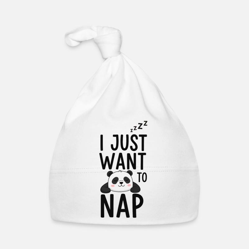 Mode de sommeil Panda Nap Bonnet bio Bébé