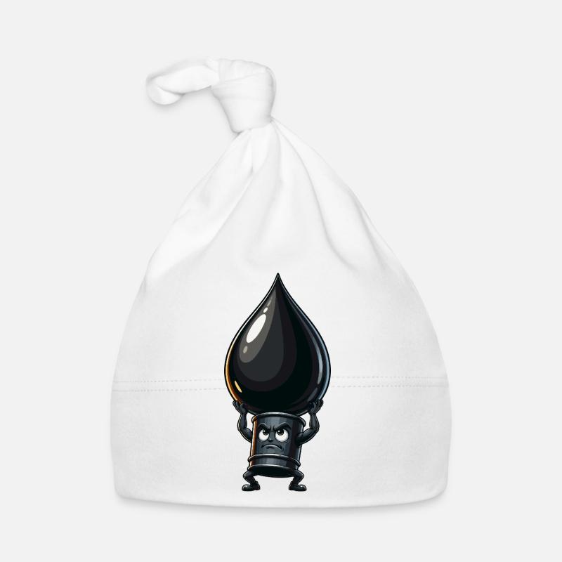 Öltropfen Heldenfigur Baby Bio-Mütze