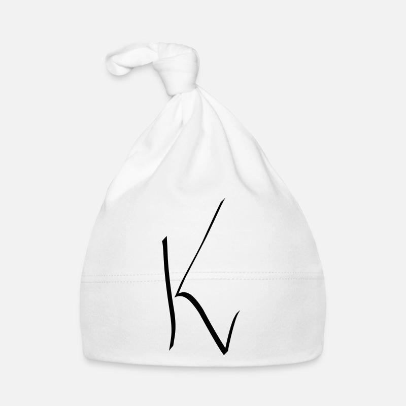 Lettre K Bonnet bio Bébé