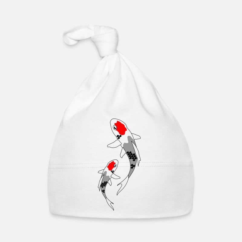 Koi rot Baby Bio-Mütze