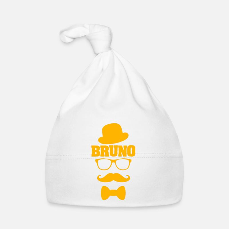 Bruno as a schnauzer Organic Baby Cap