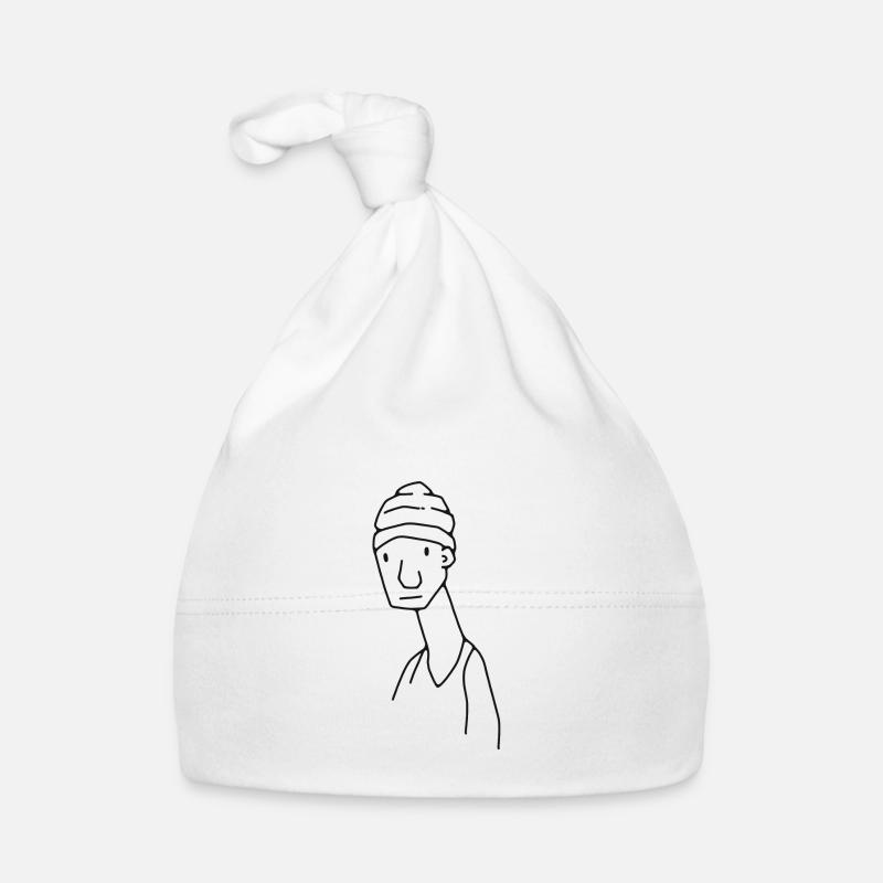 Komischer Typ Baby Bio-Mütze