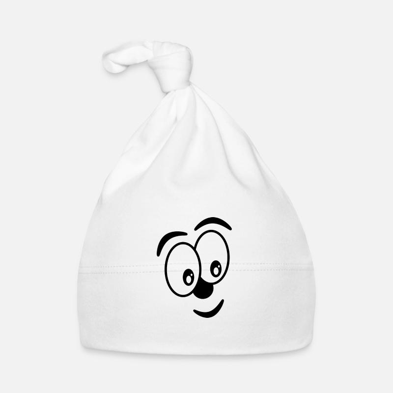 HUMOUR - Bonnet bio Bébé - blanc