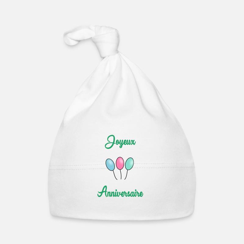 ALLES GUTE ZUM GEBURTSTAG Baby Bio-Mütze