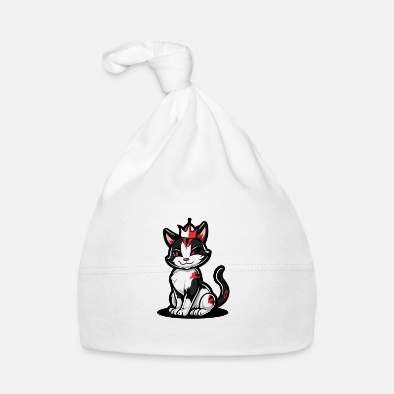 Cat Comic Crown Organic Baby Cap