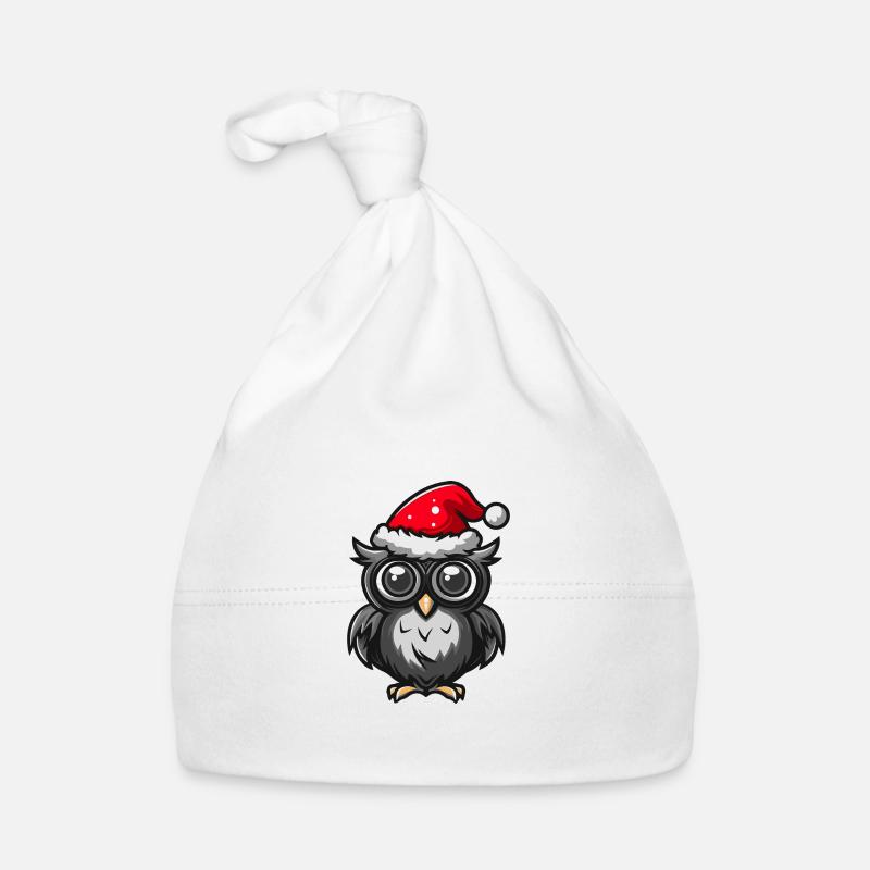 Hibou Noël Bonnet bio Bébé